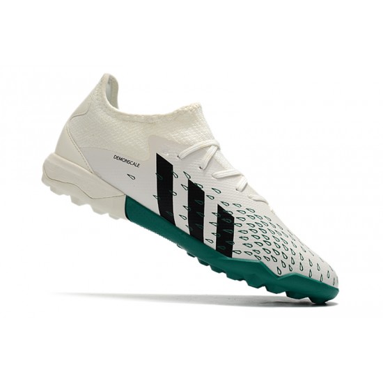 Adidas Predator Freak .3 Low TF Soccer Cleats Green White