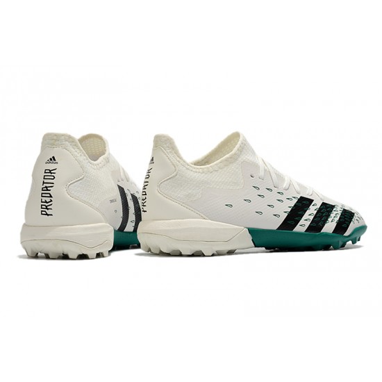 Adidas Predator Freak .3 Low TF Soccer Cleats Green White