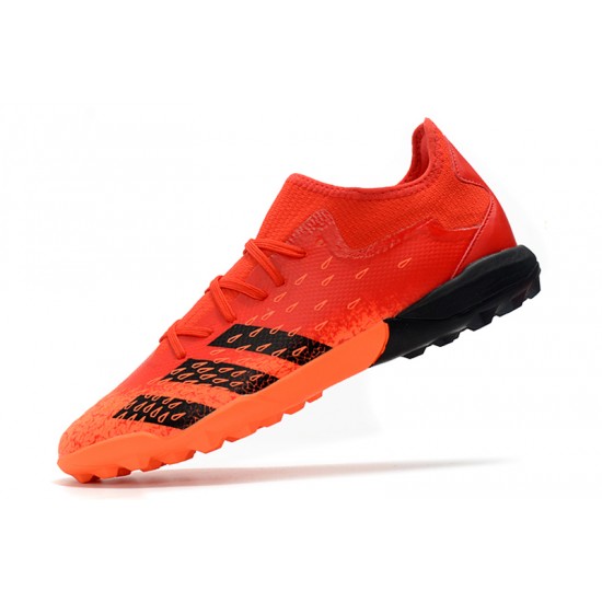 Adidas Predator Freak .3 Low TF Soccer Cleats Orange Black