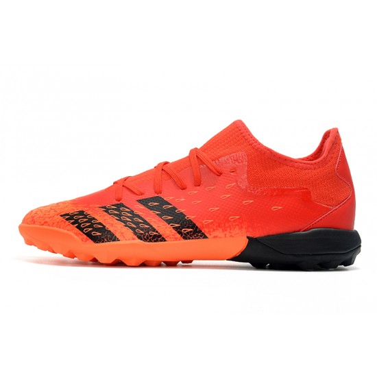 Adidas Predator Freak .3 Low TF Soccer Cleats Orange Black