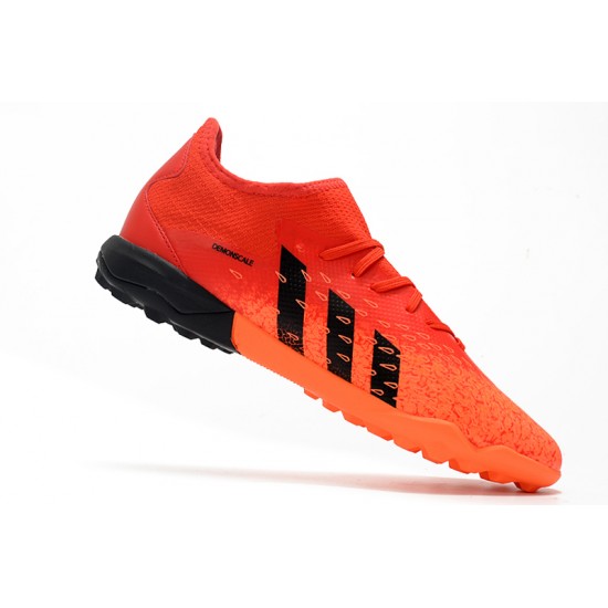 Adidas Predator Freak .3 Low TF Soccer Cleats Orange Black