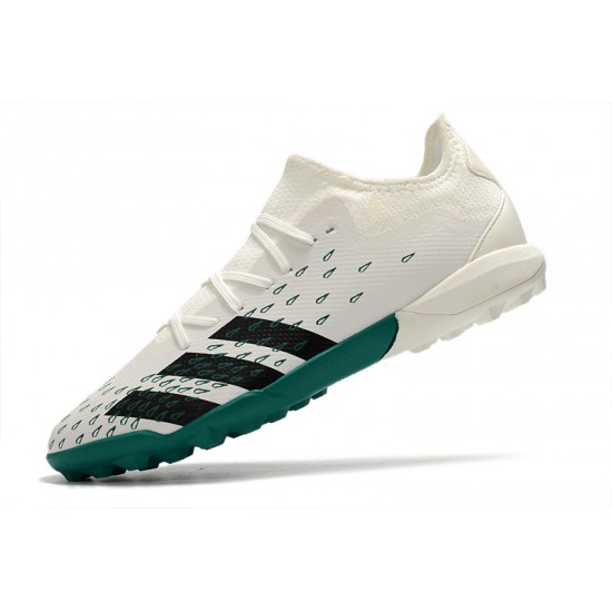 Adidas Predator Freak .3 Low TF Soccer Cleats White Green