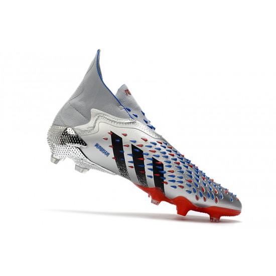 Adidas Predator Freak FG Showpiece Pack Soccer Cleats Gray Red