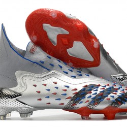 Adidas Predator Freak FG Showpiece Pack Soccer Cleats Gray Red