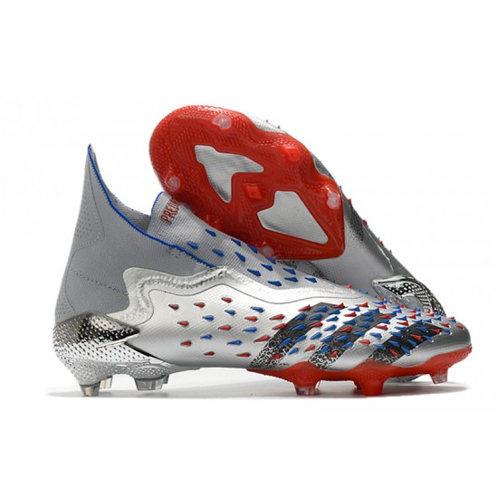 Adidas Predator Freak FG Showpiece Pack Soccer Cleats Gray Red