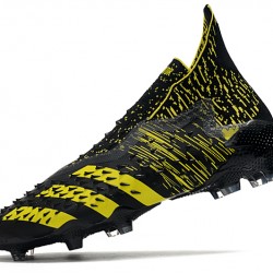 Adidas Predator Freak FG Soccer Cleats Black Yellow