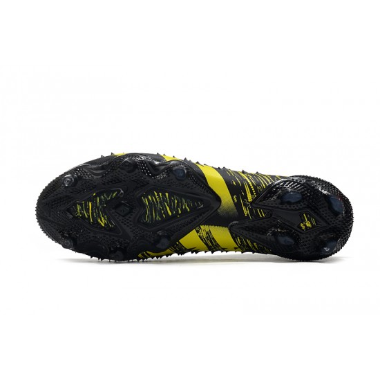 Adidas Predator Freak FG Soccer Cleats Black Yellow