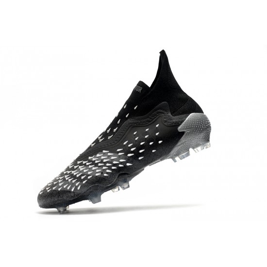 Adidas Predator Freak FG Soccer Cleats Gray Black