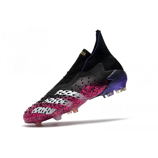 Adidas Predator Freak FG Soccer Cleats Pink Black