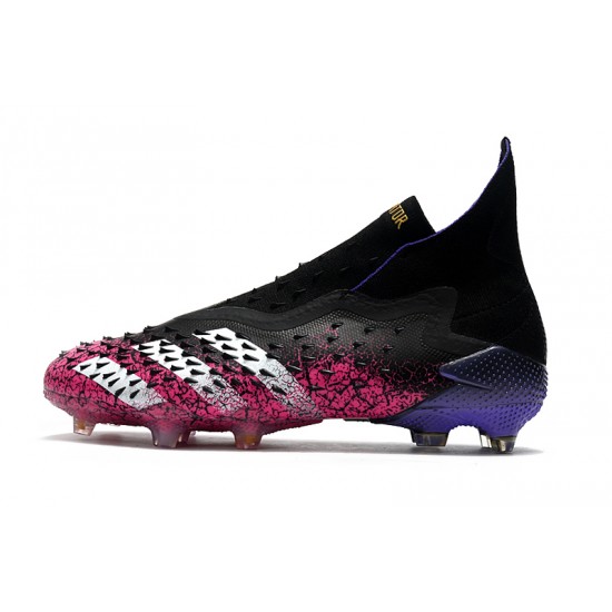 Adidas Predator Freak FG Soccer Cleats Pink Black