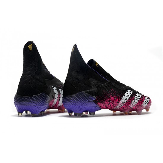 Adidas Predator Freak FG Soccer Cleats Pink Black