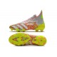 Adidas Predator Freak FG Soccer Cleats Yellow Gray