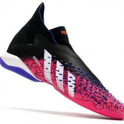 Adidas Predator Freak IC Soccer Cleats Black Pink