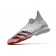 Adidas Predator Freak IC Soccer Cleats Gray And Red