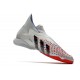 Adidas Predator Freak IC Soccer Cleats Gray And Red