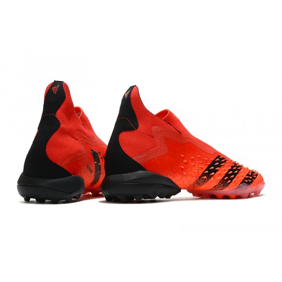 Adidas Predator Freak TF Soccer Cleats Black Orange