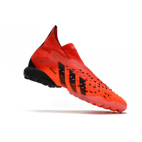 Adidas Predator Freak TF Soccer Cleats Black Orange