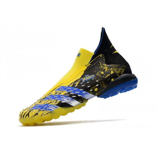 Adidas Predator Freak TF Soccer Cleats Black Yellow