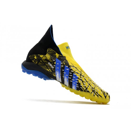 Adidas Predator Freak TF Soccer Cleats Black Yellow