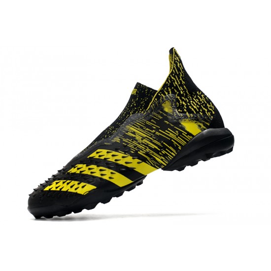 Adidas Predator Freak TF Soccer Cleats Black Yellow