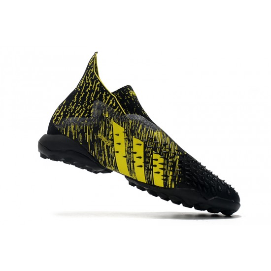 Adidas Predator Freak TF Soccer Cleats Black Yellow