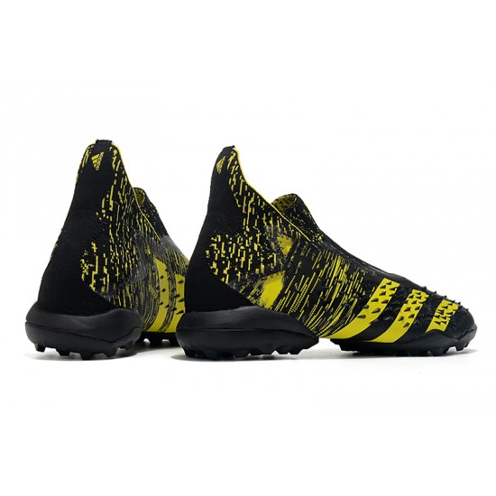 Adidas Predator Freak TF Soccer Cleats Black Yellow