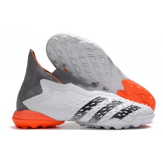 Adidas Predator Freak TF Soccer Cleats Gray Orange