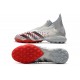 Adidas Predator Freak TF Soccer Cleats Gray Red