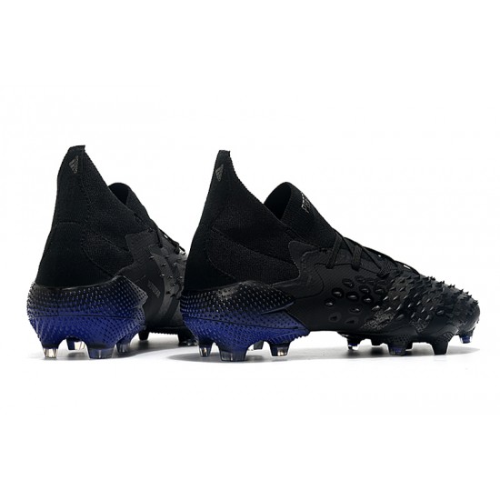 Adidas Predator Freak.1 FG Soccer Cleats Gray And Black Blue