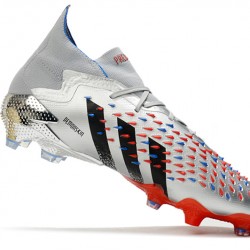 Adidas Predator Freak.1 FG Soccer Cleats Gray And Red