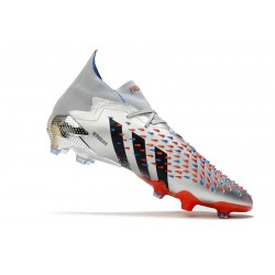 Adidas Predator Freak.1 FG Soccer Cleats Gray And Red