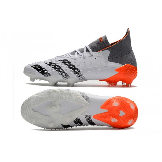 Adidas Predator Freak.1 FG Soccer Cleats Gray Orange