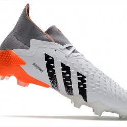 Adidas Predator Freak.1 FG Soccer Cleats Gray Orange