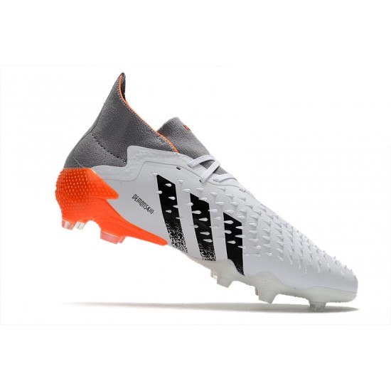 Adidas Predator Freak.1 FG Soccer Cleats Gray Orange