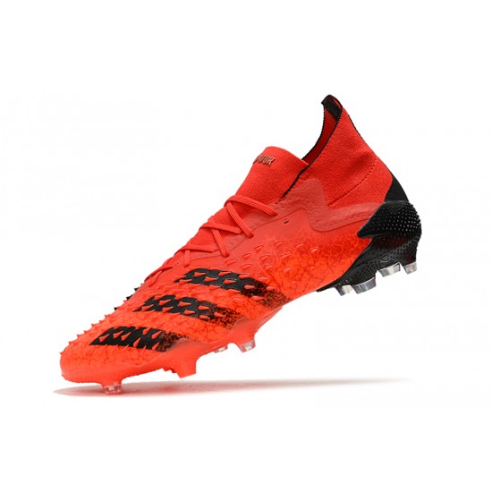 Adidas Predator Freak.1 FG Soccer Cleats Red