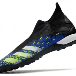 Adidas Predator Freak.3 Laceless TF Soccer Cleats Black And Blue