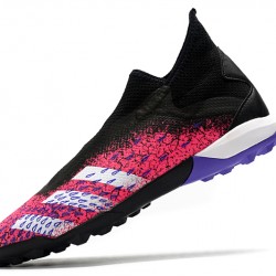 Adidas Predator Freak.3 Laceless TF Soccer Cleats Black And Pink