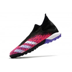 Adidas Predator Freak.3 Laceless TF Soccer Cleats Black And Pink