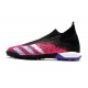 Adidas Predator Freak.3 Laceless TF Soccer Cleats Black And Pink