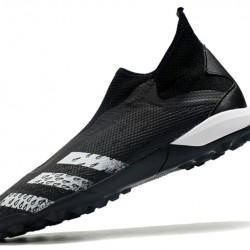 Adidas Predator Freak.3 Laceless TF Soccer Cleats Black Gray