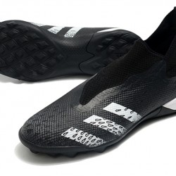 Adidas Predator Freak.3 Laceless TF Soccer Cleats Black Gray