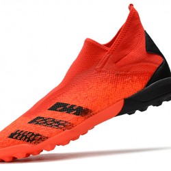 Adidas Predator Freak.3 Laceless TF Soccer Cleats Red Black