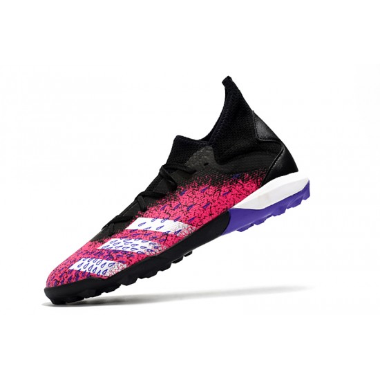 Adidas Predator Freak.3 TF Soccer Cleats Black Pink