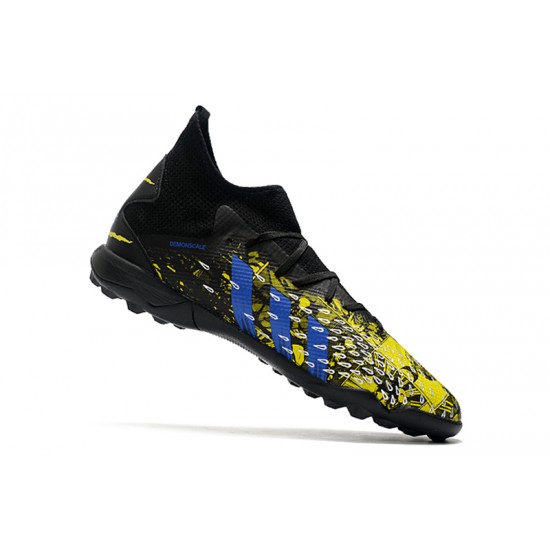 Adidas Predator Freak.3 TF Soccer Cleats Black Yellow