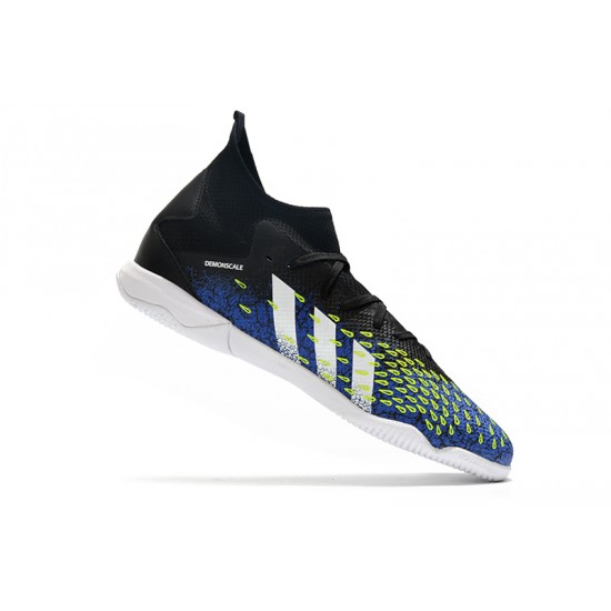 Adidas Predator Freak.3 TF Soccer Cleats Blue Black