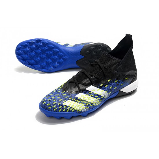 Adidas Predator Freak.3 TF Soccer Cleats Blue Black