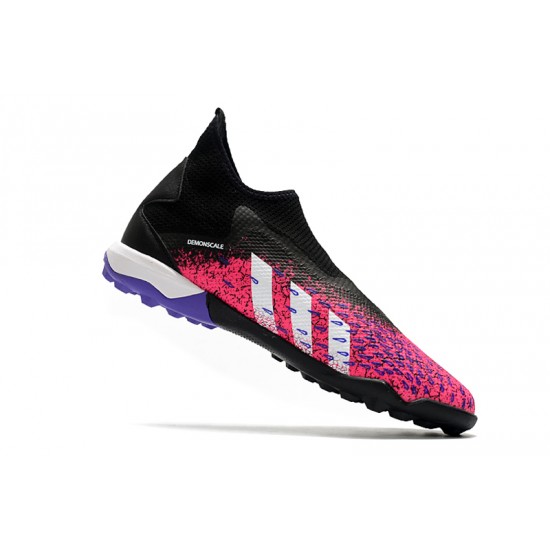 Adidas Predator Freak3 Laceless TF Soccer Cleats Pink