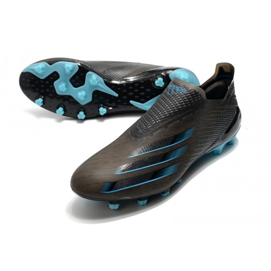 Adidas X Ghosted AG Soccer Cleats Black Blue