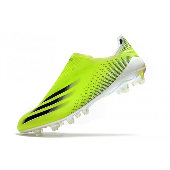Adidas X Ghosted AG Soccer Cleats Green White