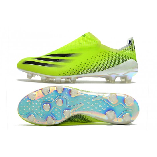 Adidas X Ghosted AG Soccer Cleats Green White